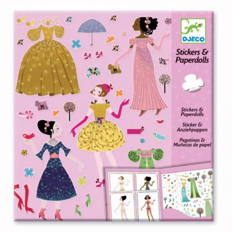 Dresses Through Seasons - Reusable Stickers & Paper Dolls Age5-8