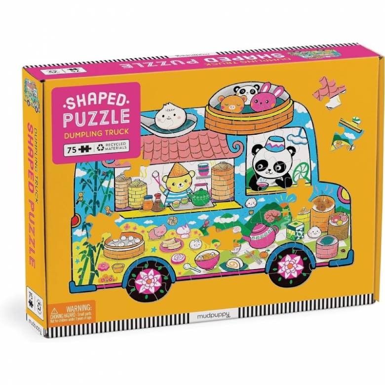 Dumpling Truck - 75 Piece Shaped Puzzle 5+