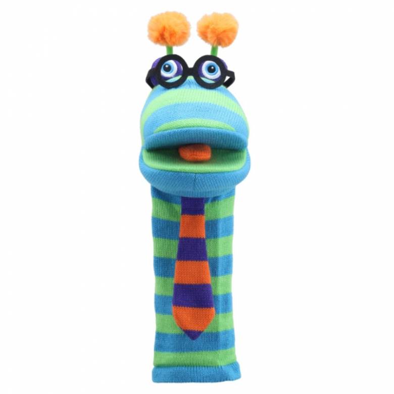 Dylan - Knitted Sockette Eco Glove Puppet 18m+