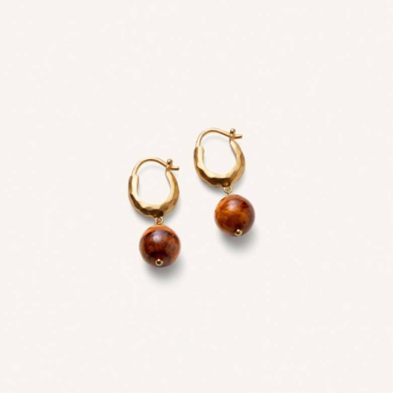 Earth Earrings In Gold By Pernille Corydon