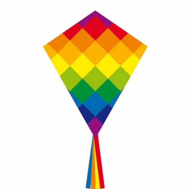 Eddy Rainbow Patchwork Kite 70cm