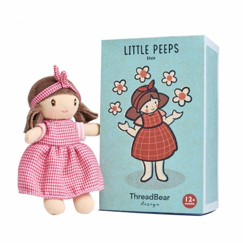 Elsie Doll Little Peeps Soft Doll In Matchbox 1+