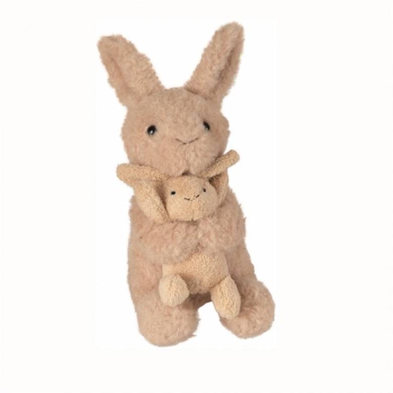 Emilie Rabbit with Baby Soft Toy 0+