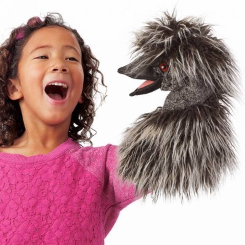 Emu - Full Bodied Life Like Hand Puppet 3+