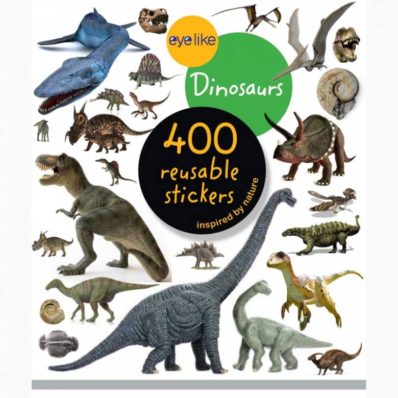 Eyelike Dinosaurs: 400 Reusable Stickers