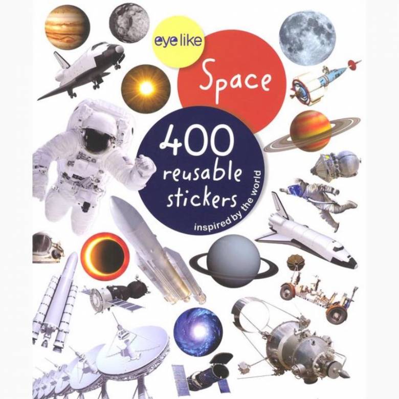 Eyelike Space: 400 Reusable Stickers