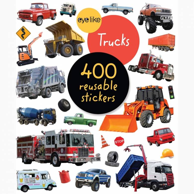 Eyelike Trucks: 400 Reusable Stickers