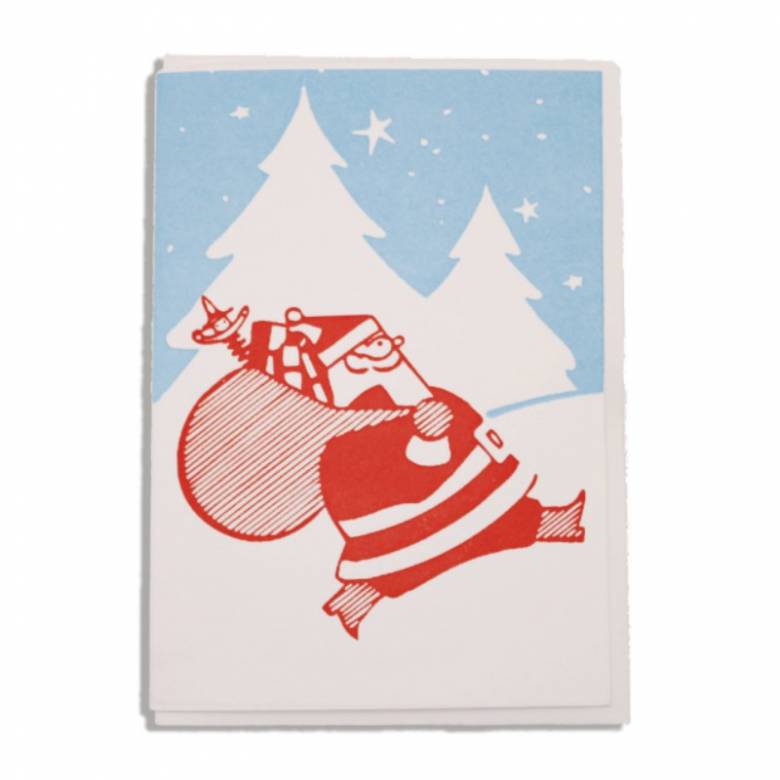 Father Christmas - Mini Single Christmas Card