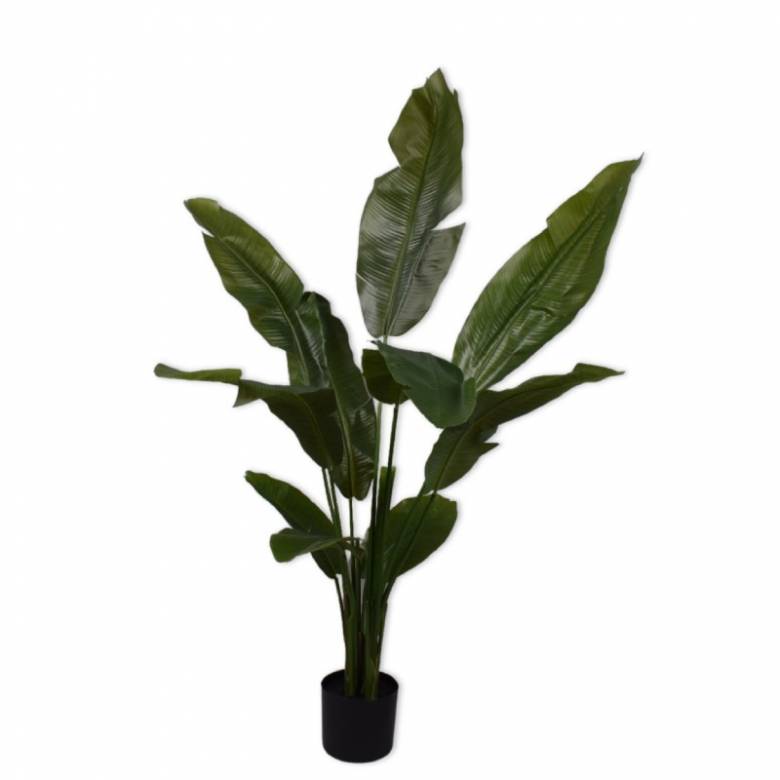 Faux Strelitzia Banana Leaf Plant In Pot