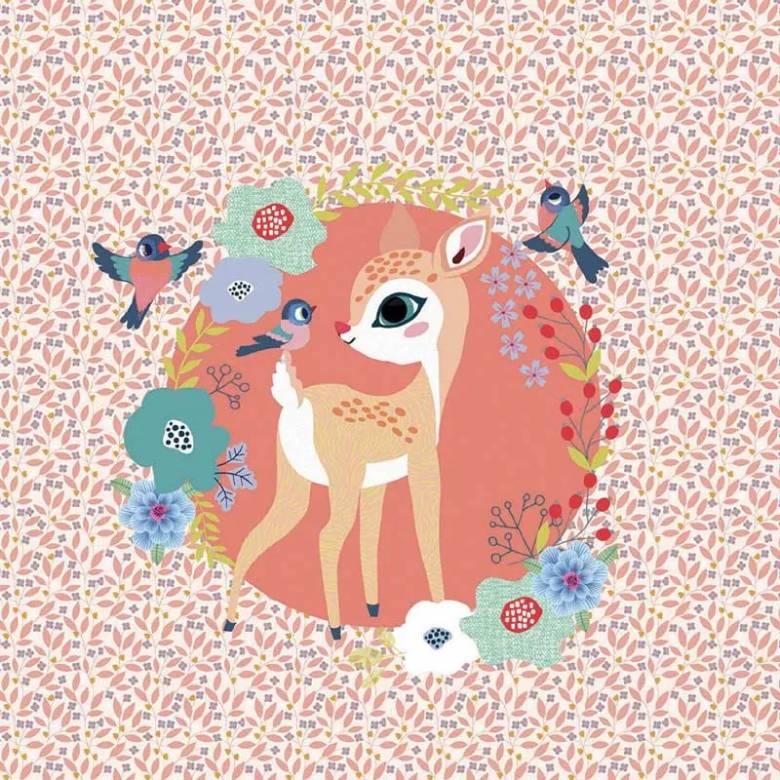 Fawn Music Box With Drawer In Pink By Djeco