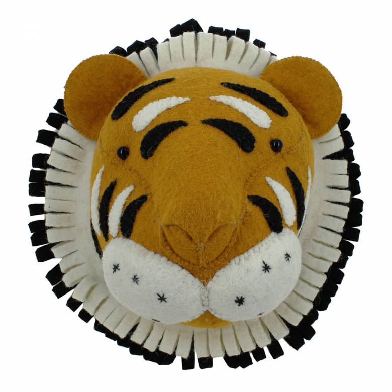 Mini Tiger Head Wall Decoration