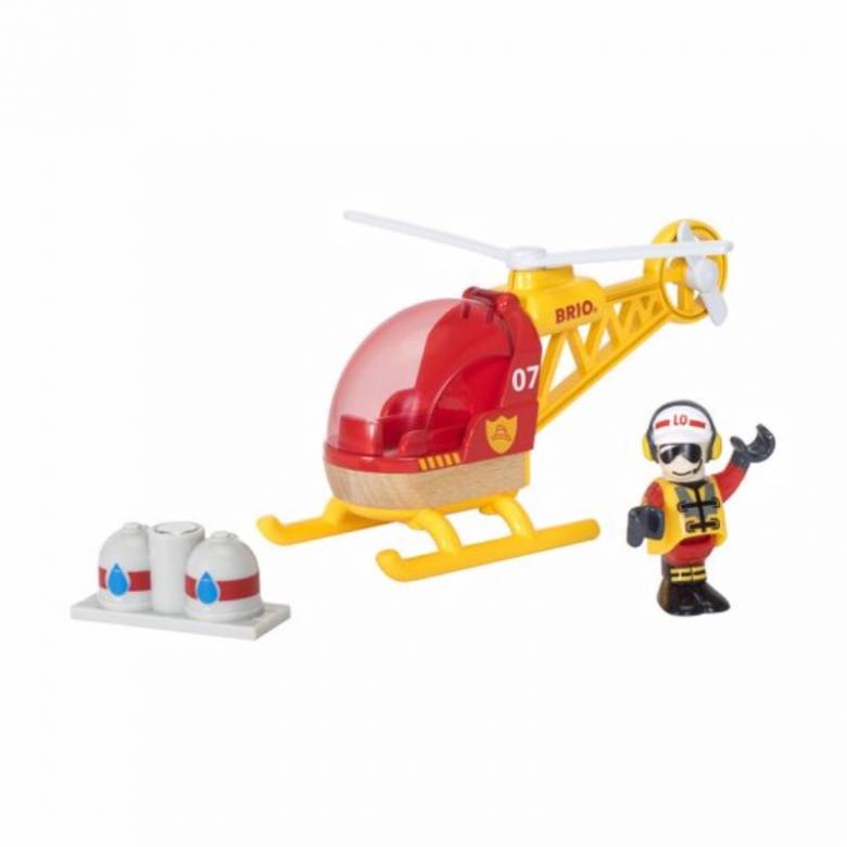 Firefighter Helicopter By BRIO 3+