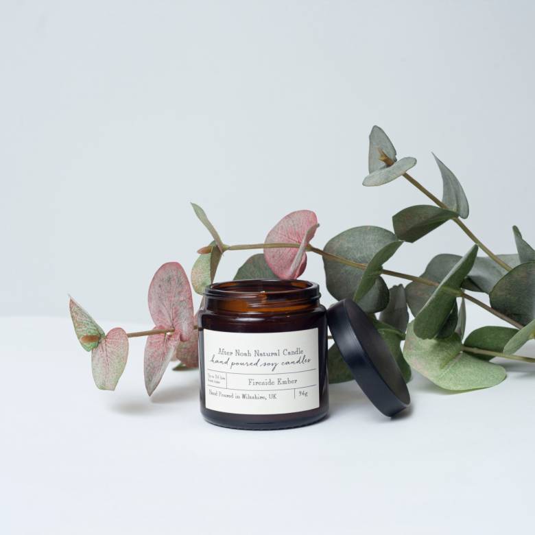 Fireside - Scented Soy Candle In Glass Jar 120ml