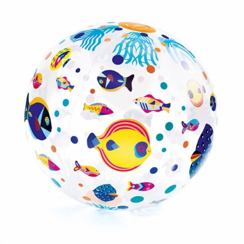 Fishes - Inflatable Ball By Djeco 3+