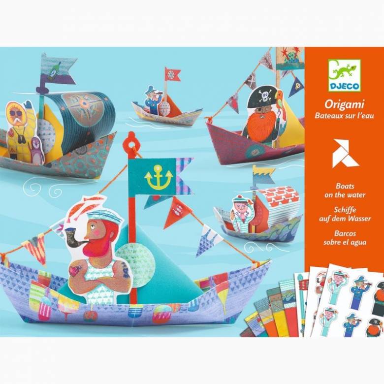 Floating Boats Origami Kit By Djeco 6+