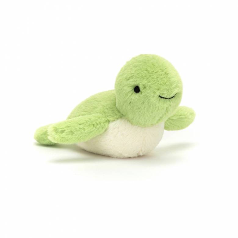 Fluffy Turtle Soft Toy By Jellycat 0+