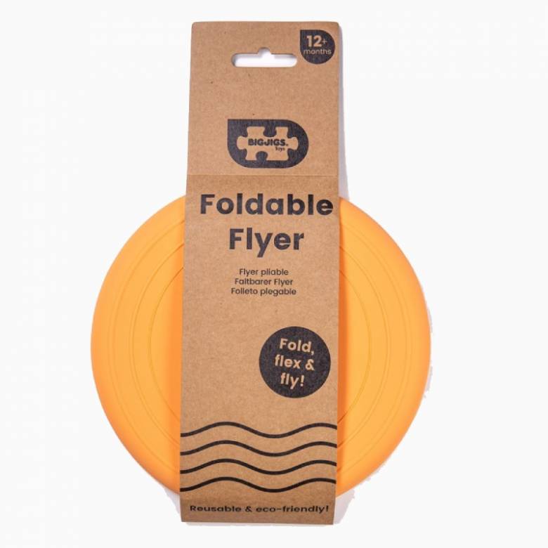 Foldable Flyer Frisbee In Apricot Orange 1+