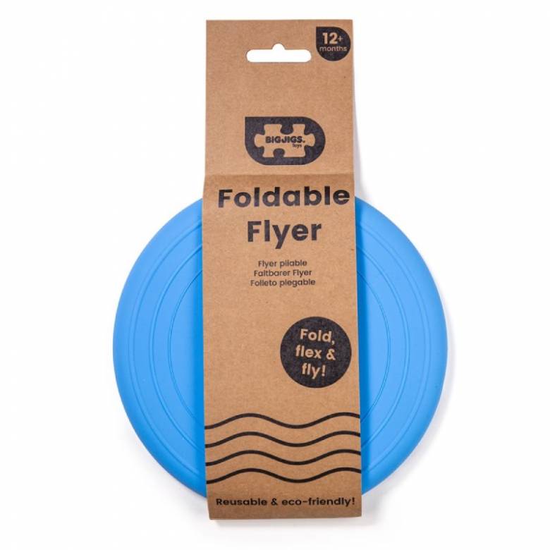 Foldable Flyer Frisbee In Ocean Blue 1+