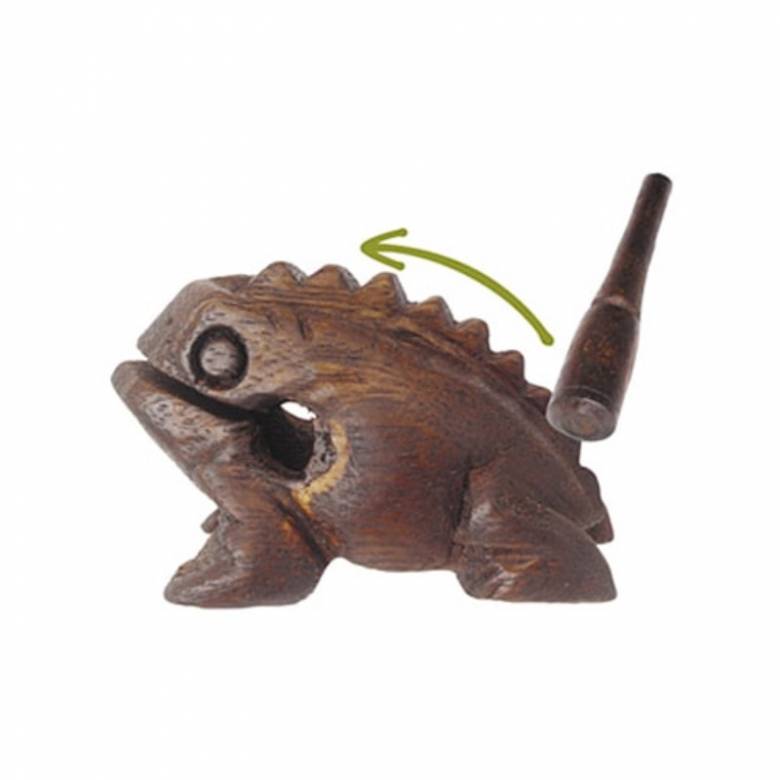 Frog Croaker And Stick Musical Wooden Instrument