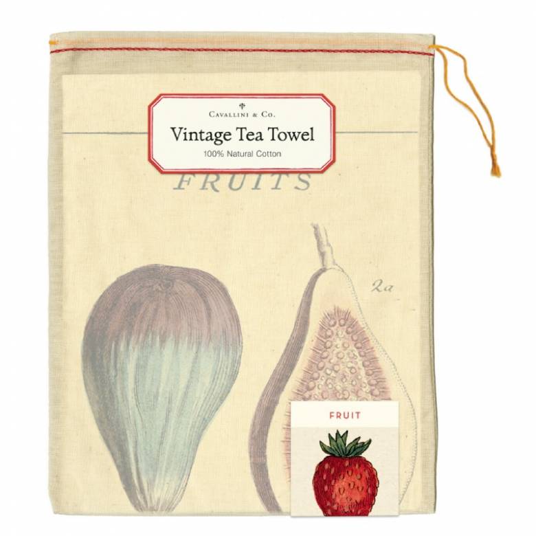 Fruits Cotton Tea Towel With Gift Bag