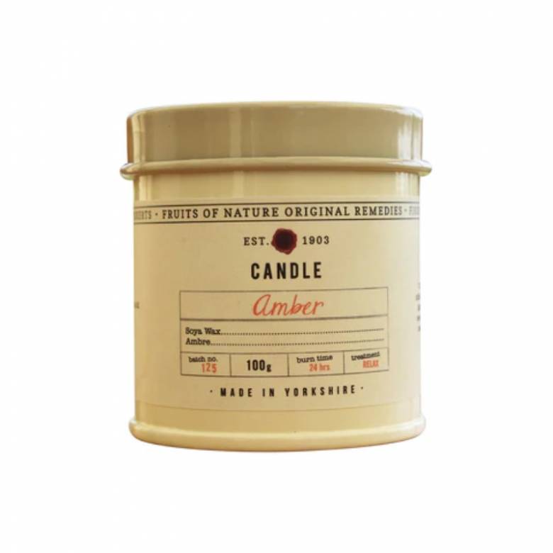 Fruits Of Nature Soy Candle In A Tin 100g - Amber