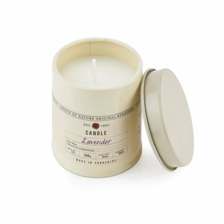 Fruits Of Nature Soy Candle In A Tin 100g - Lavender
