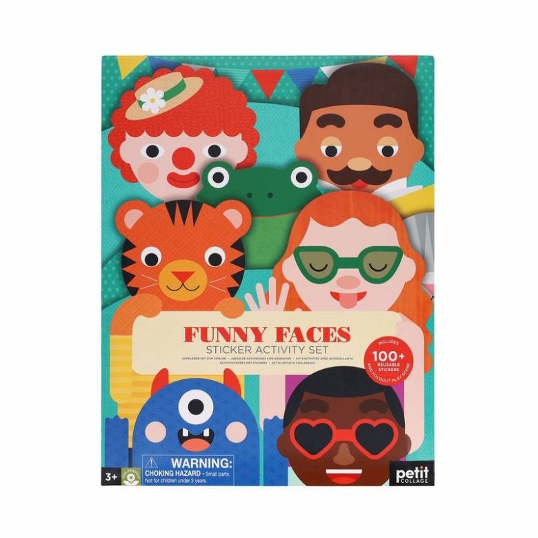 Funny Faces - Sticker Activity Set 3+