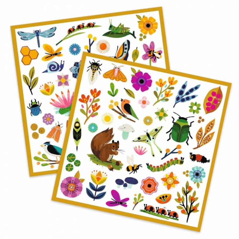 Garden - Pack Of 160 Stickers By Djeco 4+
