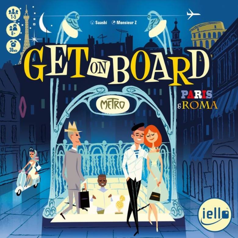 Get on Board: Paris and Rome Game 8+