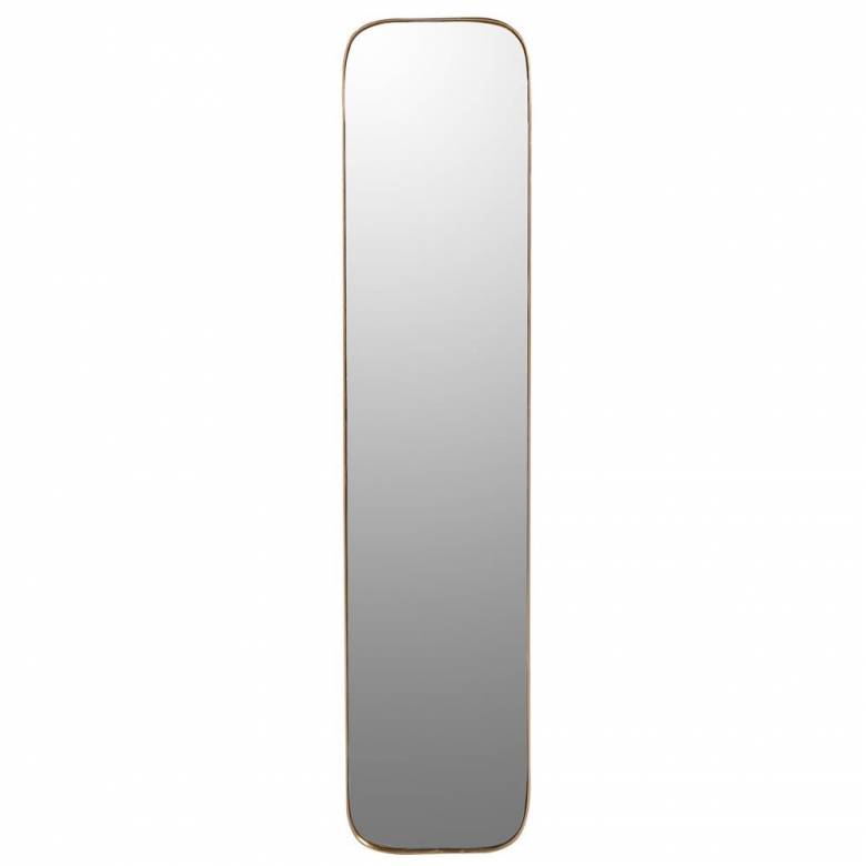 Long Rectangular Gold Mirror 100cm