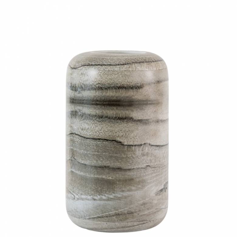 Grey Sandstone Effect Vase H:20cm
