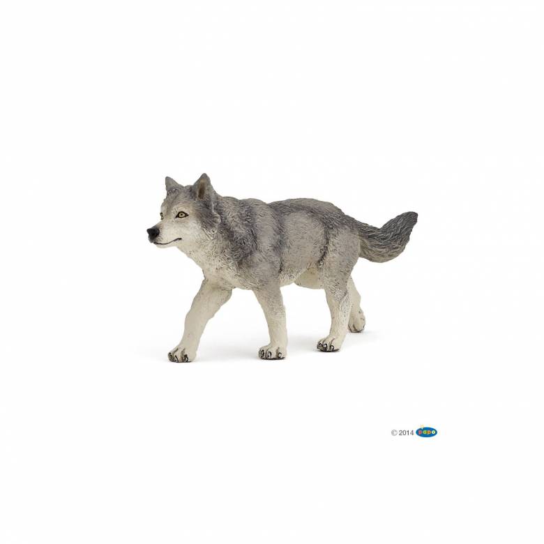 Grey Wolf - Papo Wild Animal Figure