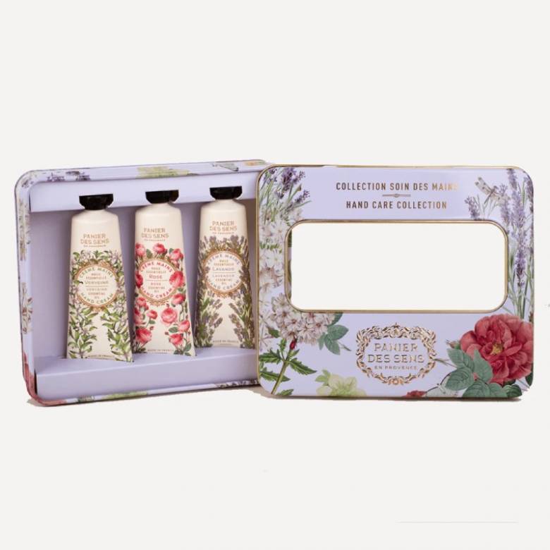 Hand Care Set With Tin - Lavender, Rose & Verbena