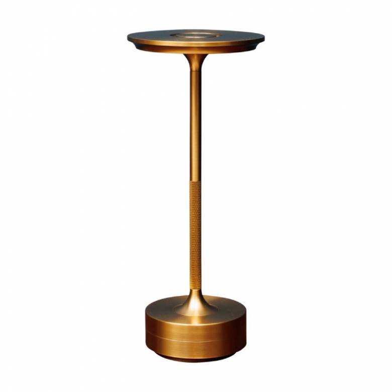 Horizon Rechargeable LED Table Lamp In Gold