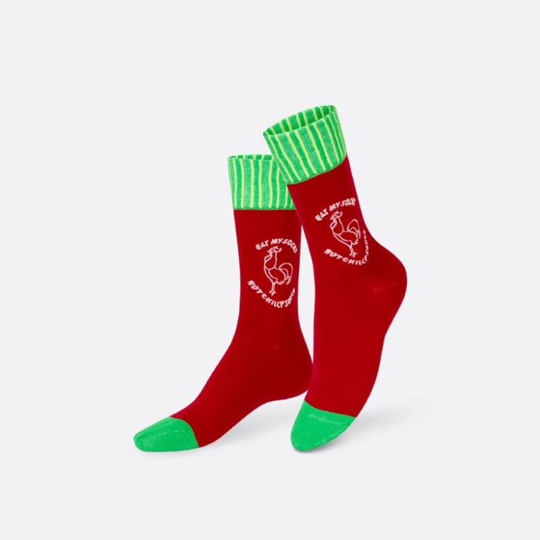 Hot Sauce - Pair Of Novelty Socks