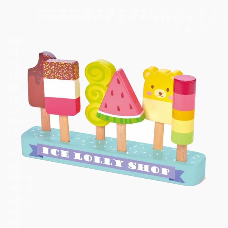 Ice Lolly Shop Wooden Play Food Set 3+