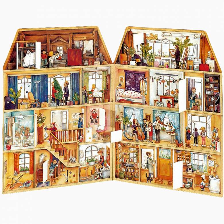 In The Christmas House - Folding Christmas Advent Calendar