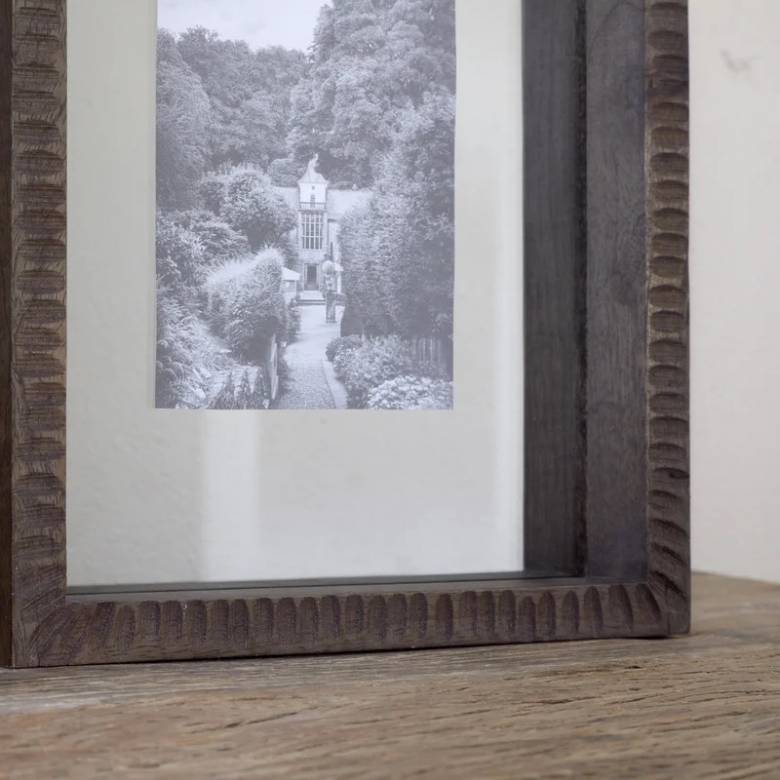 Indu Standing Wooden Frame In Dark Ash - 6x8"