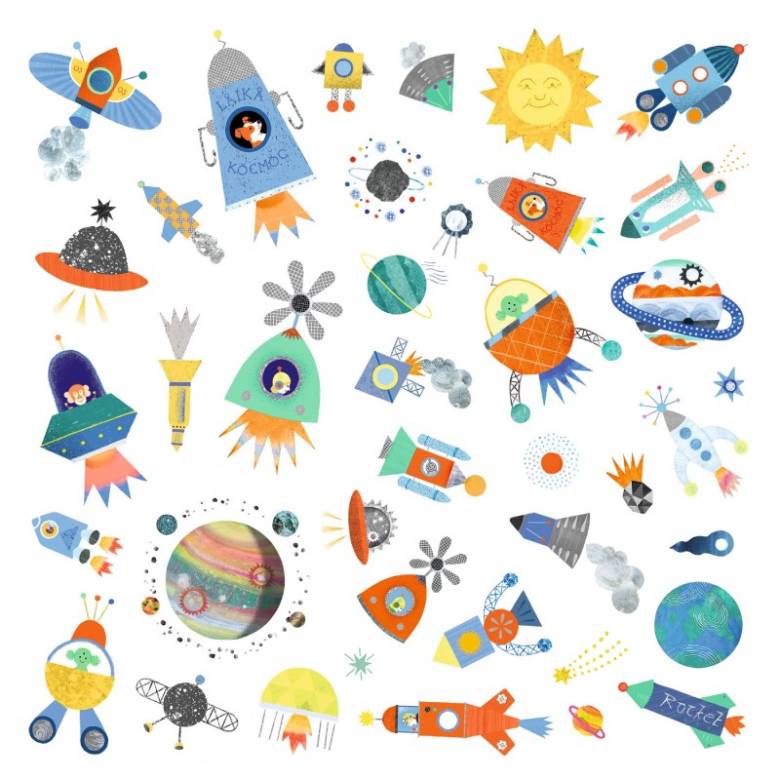 Interstellar - Pack Of 160 Stickers By Djeco 4+