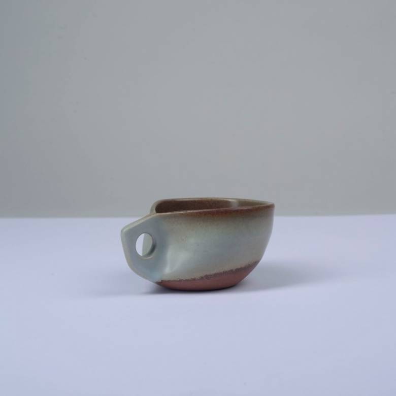 Japanese Cashew Glaze Arc Coffee Cup