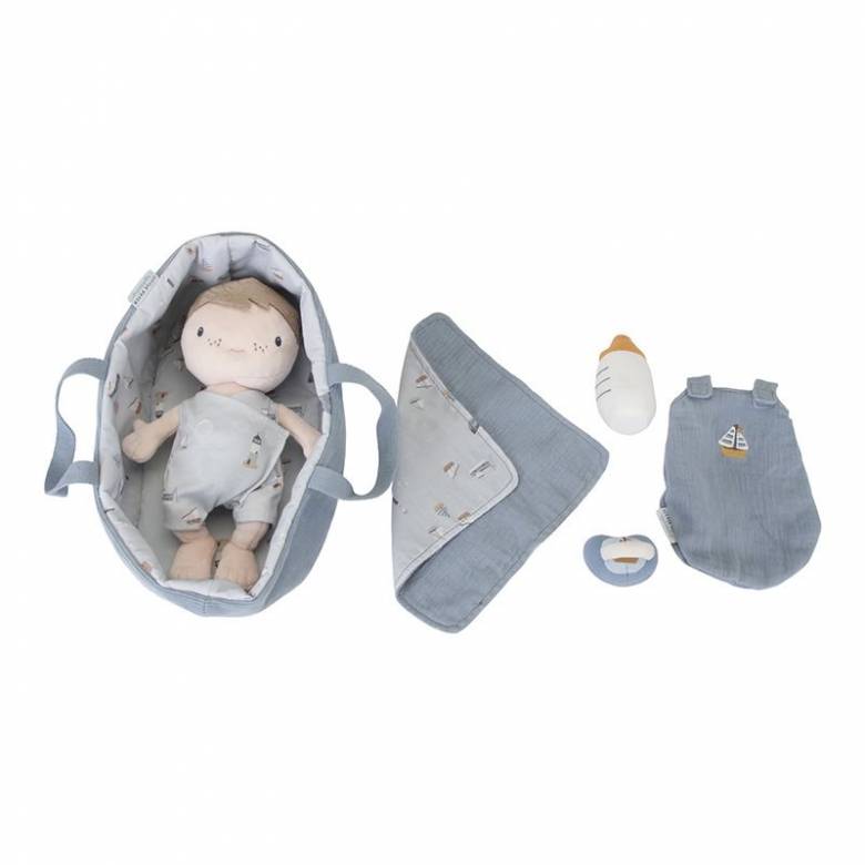 Jim Baby Doll Toy & Accessories By Little Dutch 1+