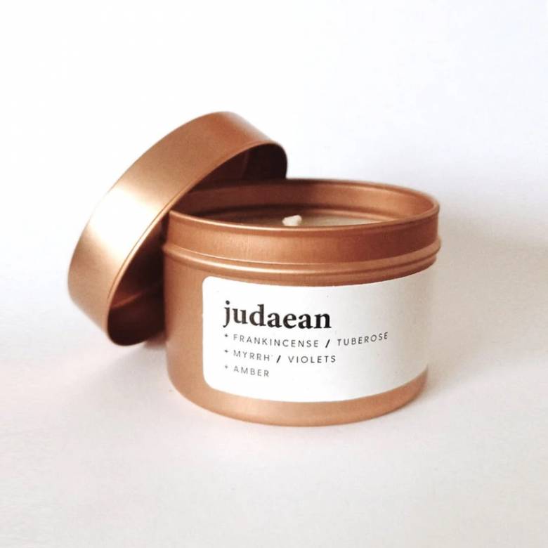 Judaean - Candle In Metal Tin 100g