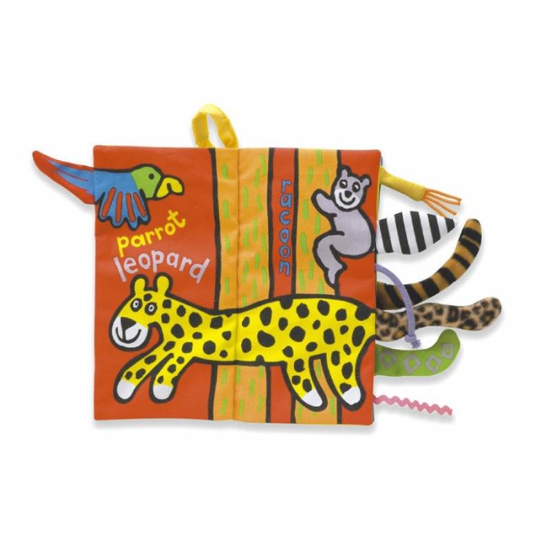 Jungly Tails Soft Fabric Book By Jellycat 0+
