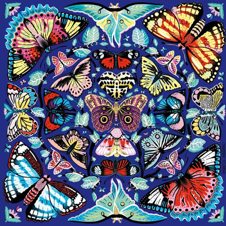 Kaleido Butterflies - 500 Piece Jigsaw Puzzle