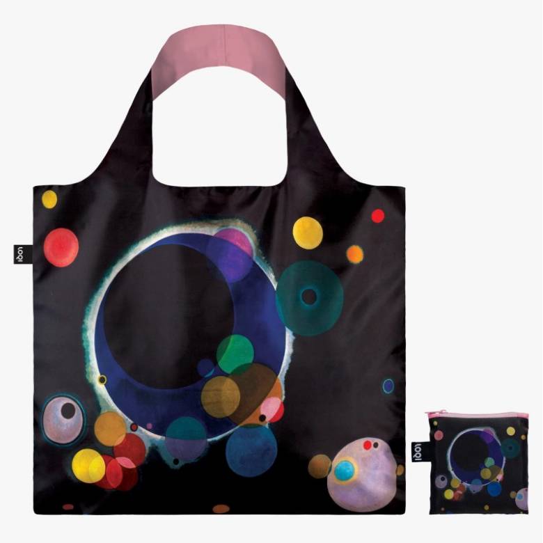 Kandinsky Several Circles - Eco Tote Bag With Pouch
