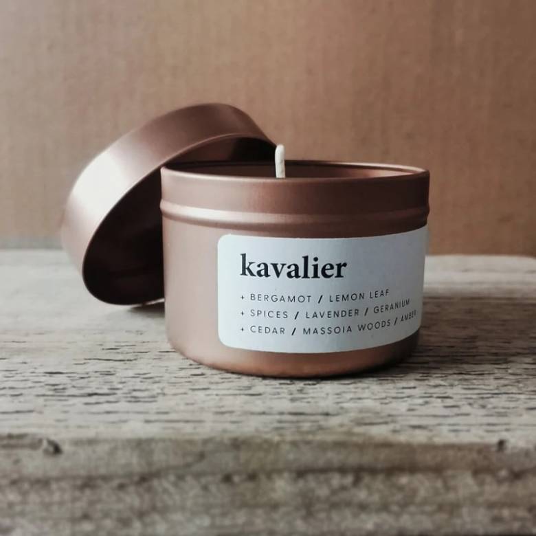 Kavalier - Candle In Metal Tin 100g