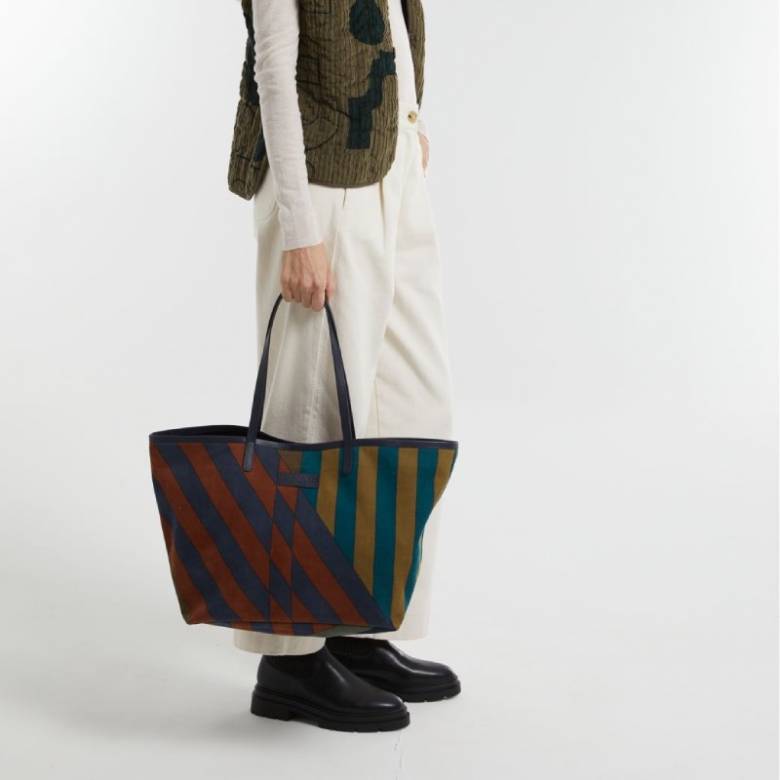 Khaki Mirae Shibuya Large Tote Bag