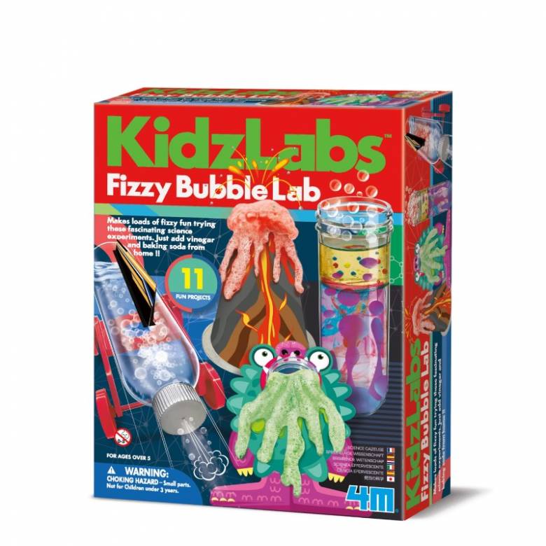 KidzLabs Fizzy Bubble Lab Science Kit 5+