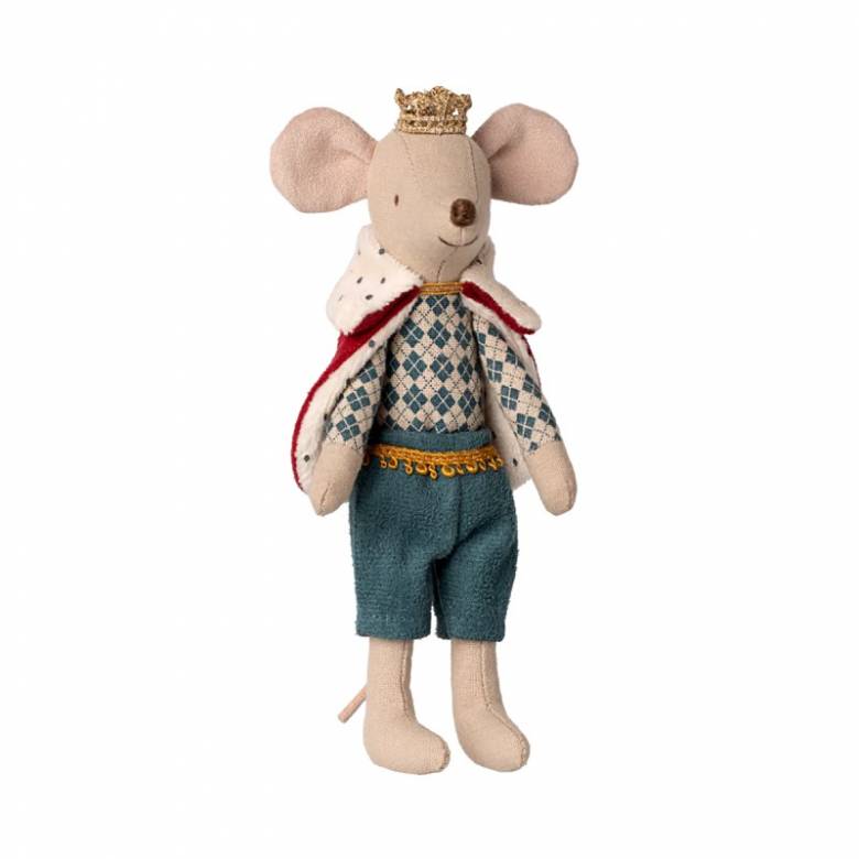 King Mouse Dad Soft Toy By Maileg 3+