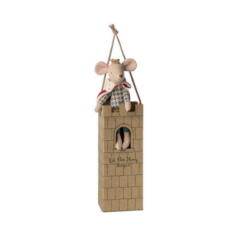King Mouse Dad Soft Toy By Maileg 3+